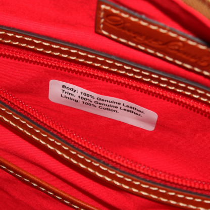 Dooney & Bourke Pebble Grain Red Hobo Shoulder Bag - Image 11