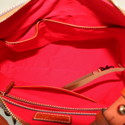Dooney & Bourke Pebble Grain Red Hobo Shoulder Bag - Image 12