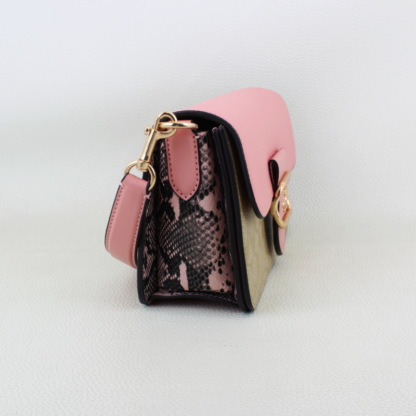 Coach Powder Pink Morgan Shoulder Bag in Signature Canvas - Image 4
