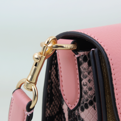 Coach Powder Pink Morgan Shoulder Bag in Signature Canvas - Image 5