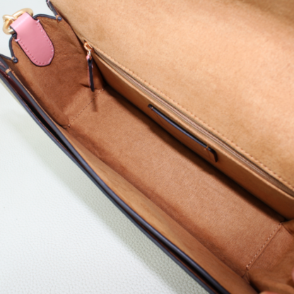 Coach Powder Pink Morgan Shoulder Bag in Signature Canvas - Image 10