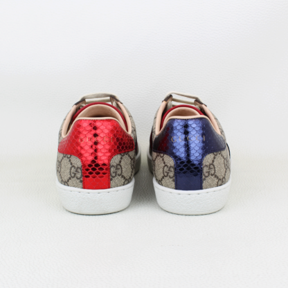 Gucci GG Supreme Monogram Women's Ace Low-Top - Size 38/8W - Image 5
