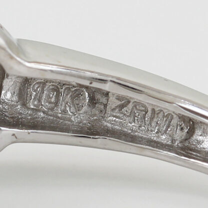 10KWG Champagne Diamond Anniversary Cocktail Ring by Jewel America Gift - Image 5