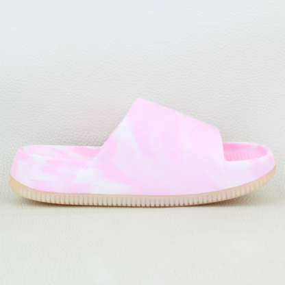 Nike Calm Slide Marble Pink Foam (Women's) - Size 5W - Image 3