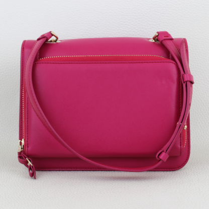 Salvatore Ferragamo Smooth Calfskin Vara Bow Pink Crossbody Bag - Image 2