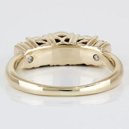 10KYG Diamond Anniversary Band Wedding Ring 3-Stone w./ Accents Gift - Image 4
