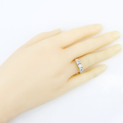 10KYG Diamond Anniversary Band Wedding Ring 3-Stone w./ Accents Gift - Image 6