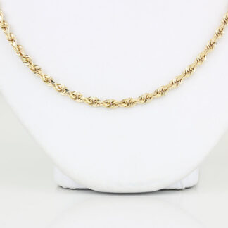 14KYG 20.5-inch Rope Chain Necklace 3MM by Michael Anthony