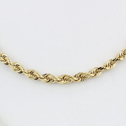 14KYG 20.5-inch Rope Chain Necklace 3MM by Michael Anthony - Image 3