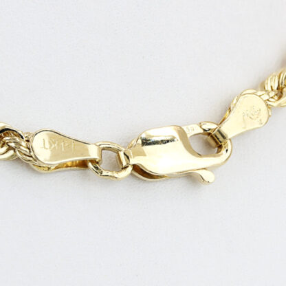 14KYG 20.5-inch Rope Chain Necklace 3MM by Michael Anthony - Image 4