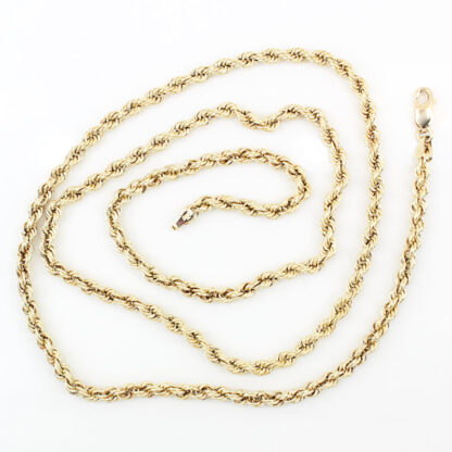 10KYG 25 inch Rope Chain Necklace 3.5MM - Image 5