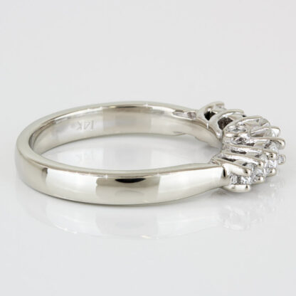 14KWG Diamond Wedding Anniversary Band Ring by Gold Crest Inc. .58CTW - Image 3