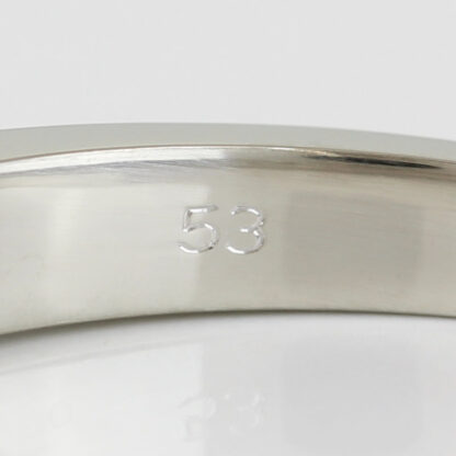 14KWG Princess Diamond Ring 7-Stone Wedding Anniversary Engagement Gift - Image 5