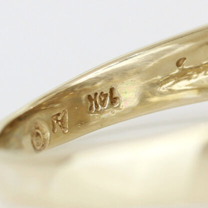 14KYG Diamond Cluster Cocktail Wave Anniversary Ring by Alwand Vahan - Image 5
