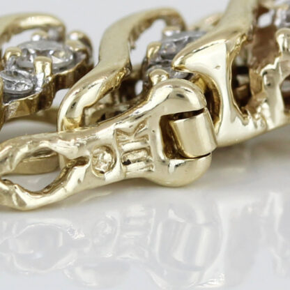 Vintage Estate Diamond Anniversary Tennis Bracelet 10K Gold 3.0ct C.1995 Gift - Image 4
