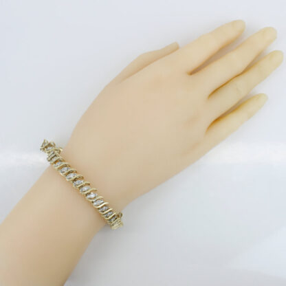 Vintage Estate Diamond Anniversary Tennis Bracelet 10K Gold 3.0ct C.1995 Gift - Image 7