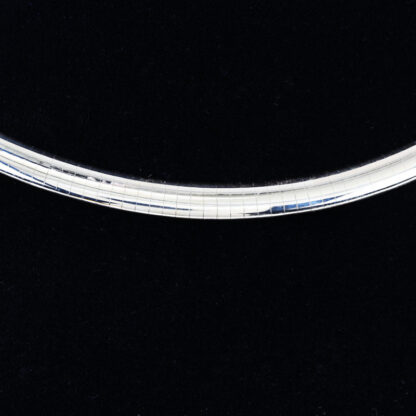 Vintage 14KYG Omega Serpentine Chain Choker Necklace Italy by Aurafin - Image 2