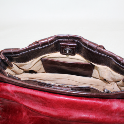 Prada Vitello Shine Leather Fringe Shoulder Bag - Image 14