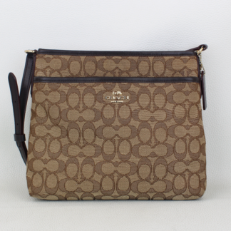 Coach Signature Jacquard File Crossbody Bag J1979-FT9980