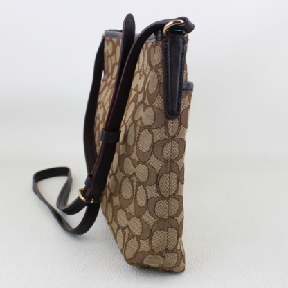Coach Signature Jacquard File Crossbody Bag J1979-FT9980 - Image 3