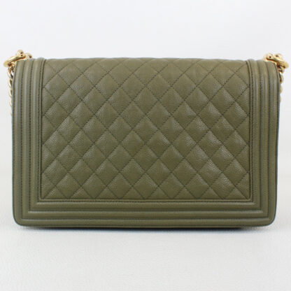 Chanel Quilted Caviar Med Boy Flap - Image 2