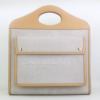 Burberry Med Pocket Canvas Bag