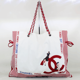 Chanel Paris Cruise Bonbon Canvas Tote