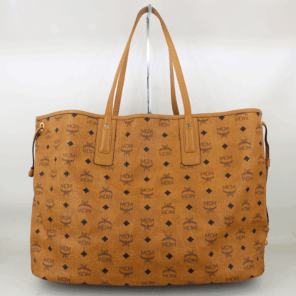 MCM Medium Liz Reversible Shopper Cognac Leather - Image 2