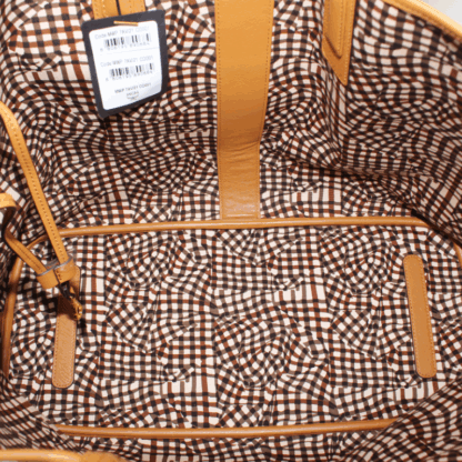 MCM Medium Liz Reversible Shopper Cognac Leather - Image 7