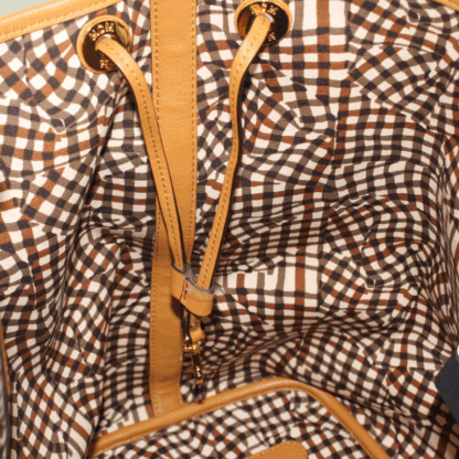 MCM Medium Liz Reversible Shopper Cognac Leather - Image 8