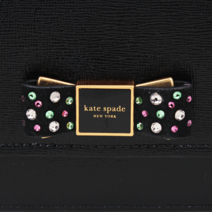Kate Spade Morgan Bow Bedazzled Flap Chain Wallet Crossbody - Image 5