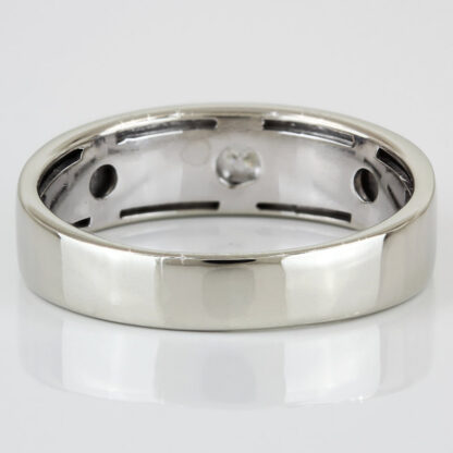 10KWG Diamond Men's Wedding Band Ring by MG Worldwide - Image 4
