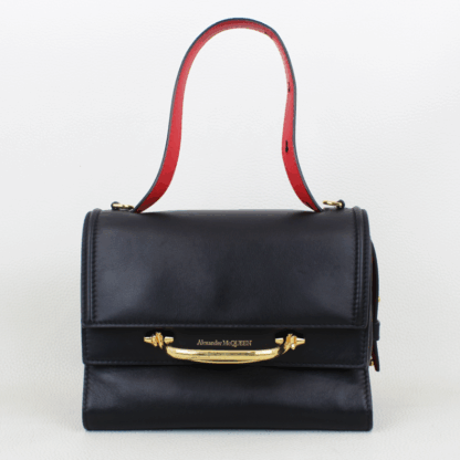 Alexander McQueen The Story Top Handle Bag Leather Purse