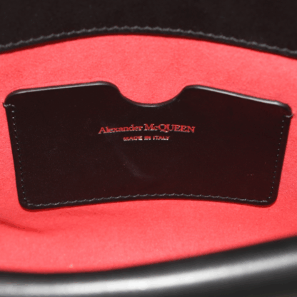 Alexander McQueen The Story Top Handle Bag Leather Purse - Image 6
