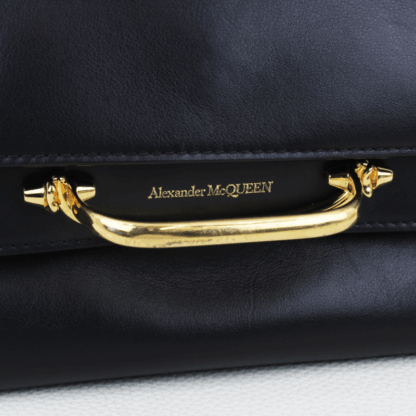 Alexander McQueen The Story Top Handle Bag Leather Purse - Image 8