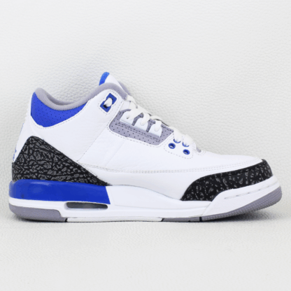 Jordan 3 Retro Mid Racer Blue GS - Size 5Y - Image 3