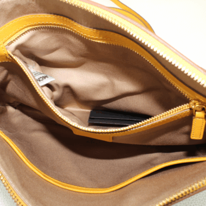MCM Cognac Visetos Crossbody Pouch w/ Dustbag - Image 7