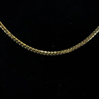 Vintage 14k Yellow Gold "S" Link Chain Necklace - 18"