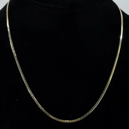 Vintage 14k Yellow Gold "S" Link Chain Necklace - 18" - Image 2