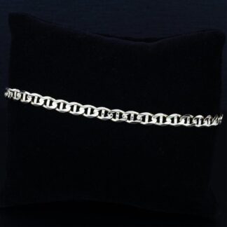 14k Yellow Gold Mariner Link Anklet- 11.5"