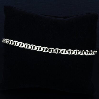 14k Yellow Gold Mariner Link Anklet- 11.5"