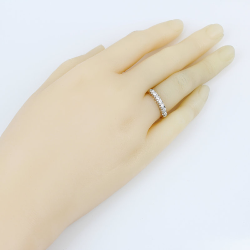 Vintage 1940s 14K Yellow Gold Diamond Wedding Ring Estate Bridal Art Deco Gift - Image 5