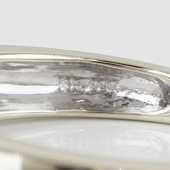 14k White Gold Marquise and Princess Diamond Anniversary/ Engagement Ring - Image 6