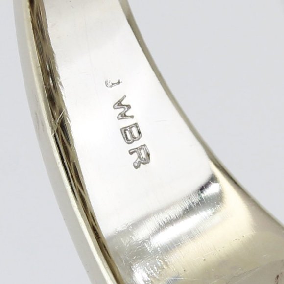 Vintage 14k Two-Tone Yellow & White Gold Princess and Round Diamond Ring - Image 5