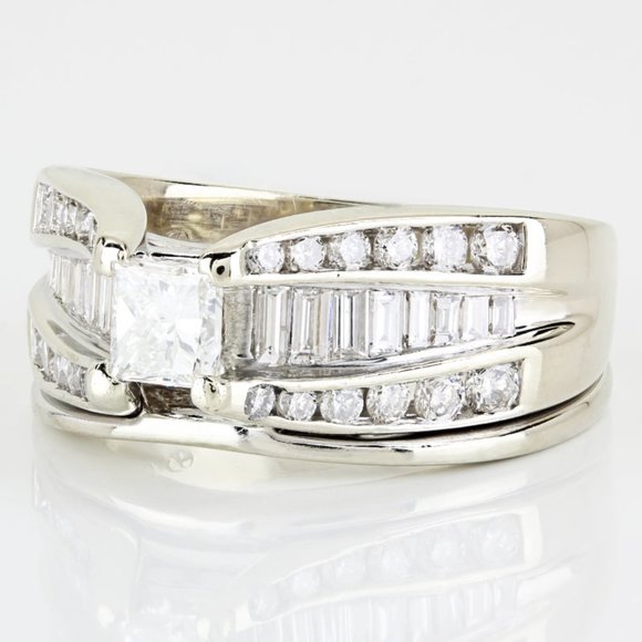 14K Yellow Gold Multi-Cut Diamond Cocktail / Anniversary Band - Image 3