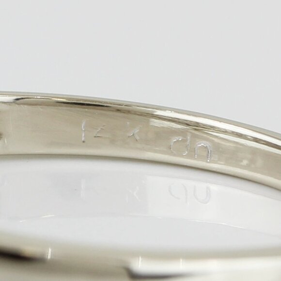 14k White Gold Princess Diamond Engagement / Anniversary / Cocktail Ring - Image 6