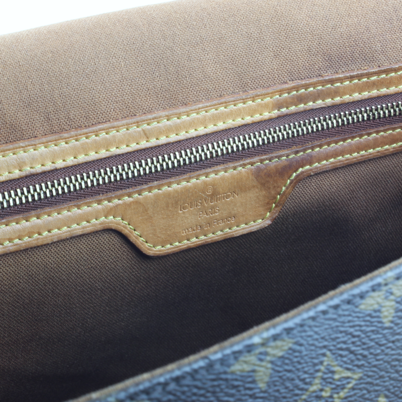 Louis Vuitton Abbesses Messenger Bag Brown Canvas - Image 12