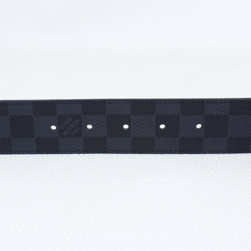 Louis Vuitton LV Initiales Black Belt Size 44"/110cm - Image 3