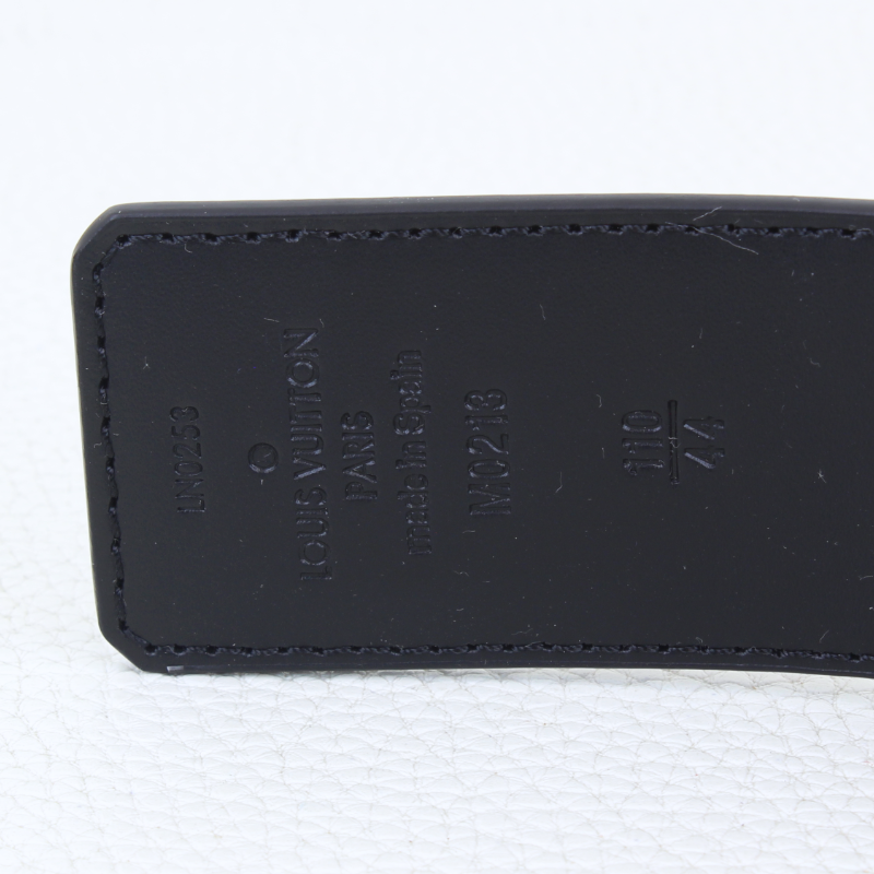 Louis Vuitton LV Initiales Black Belt Size 44"/110cm - Image 4
