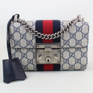Gucci GG Supreme Padlock Small Shoulder Bag